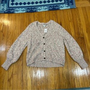 NWT J. Crew Factory Speckled Cardigan
